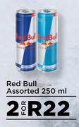 Red Bull Assorted-For 2 x 250ml