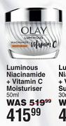 Olay Total Effects Luminous Niacinamide + Vitamin C Moisturiser-50ml