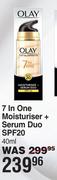 Olay 7 In One Moisturiser + Serum Duo SPF20-40ml