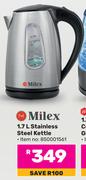 Milex 1.7L Stainless Steel Kettle
