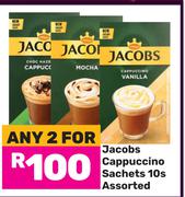 Jacobs Cappuccino Sachets Assorted-For Any 2 x 10s