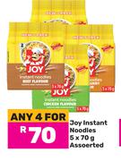 Joy Instant Noodles Assorted-For Any 4 x 5 x 70g