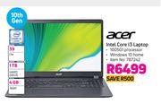 Acer Intel Core I3 Laptop