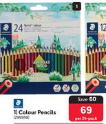 Staedtler Colour Pencils 299958-Per 24-Pack