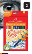Faber Castell Retractable Wax Crayons 325175-Per 12-Pack