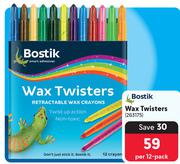 Bostik Wax Twisters 263175-Per 12-Pack