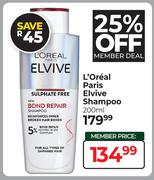 L'Oreal Paris Elvive Shampoo-200ml