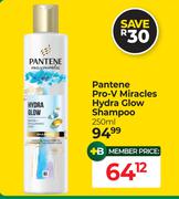 Pantene Pro V Miracles Hydra Glow Shampoo-250ml