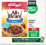 Kellogg's All Bran Flakes-750g Each