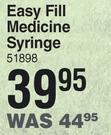 Safety Easy Fill Medicine Syringe 51898