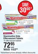 StaminoGro Kids Effervescent Tablets-10 Effervescent Tablets Each