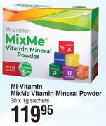 Mi-Vitamin MixMe Vitamin Mineral Powder 30 x 1g Sachets