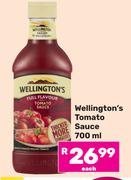 Wellington's Tomato Sauce-700ml Each