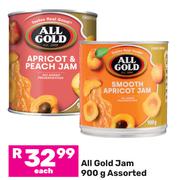 All Gold Jam Assorted-900g Each