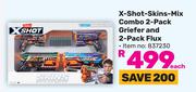 X-Shot Skins Mix Combo 2 Pack Griefer & 2 Pack Flux