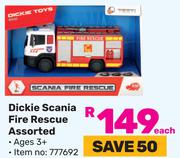 Dickie Scania Fire Rescue Assorted-Each