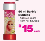 Barbie Bubbles-60ml Each