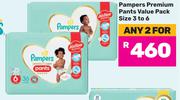 Pampers Premium Pants Value Pack Size 3 To 6-For Any 2
