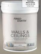 Fired Earth Walls & Ceilings White-5L