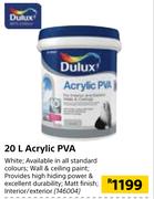 Dulux Acrylic PVA-20L