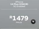 Apple iPhone 14 Plus (256GB) 5G Enabled-On My MTN Sky Bronze