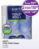 Softi 2-Ply Toilet Paper 9 Pack-Each
