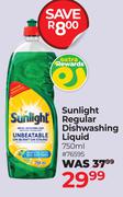 Sunlight Regular Dishwashing Liquid-750ml