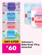 Johnson's Baby Soap Assorted-For Any 4 x 175g
