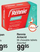 Rennie Antacid Assorted-96 Chewable Tablets