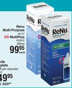 Renu Multi Purpose Or Multiplus-360ml Each