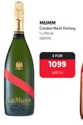 Mumm Cordon Next Victory-For 2 x 750ml