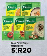 Knorr Packet Soups Assorted-For 5 x 50g