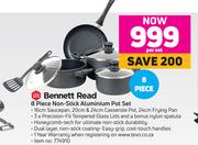 Bennett Read 8 Piece Non Stick Aluminium Pot Set-Per Set