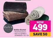 Dulce Home Bobble Blanket-Each