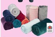 Always Home 130 x 150cm Mink Flannel Blanket-For 2