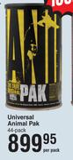 Universal Animal Pak 44 Pack-Per Pack
