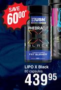 USN Lipo X Black 80 Capsules