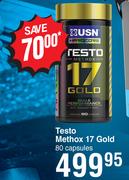 USN Testo Methox 17 Gold 80 Capsules