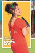 Basic Red Bow Dress