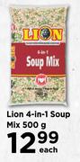 Lion 4-In-1 Soup Mix-500g Each
