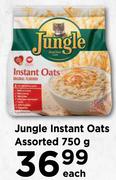 Jungle Instant Oats Assorted-750g Each