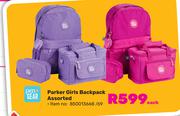 Pen Gear Parker Girls Backpack Assorted 850013668/69-Each