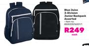 Blue Juice 3-Division Junior Backpack Assorted 850033576001/1-Each