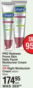 Cetaphil Pro Redness Prone Skin Daily Facial Moisturizer Cream Or Night Moisturizer Cream 50ml-Each