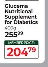 Glucerna Nutritional Supplement For Diabetics-400g