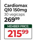 Cardiomax Q10 150mg 30 Vegicaps