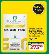 Food Grown Cardio Care CO-Q10 + PQQ 30 Capsules