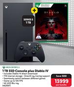 Xbox Series X 1TB SSD Console Plus Diablo IV-Per Bundle