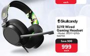 Skullcandy SLYR Wired Gaming Headset S6SYY-Q763R-Each