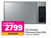 Samsung 40L Stainless Microwave Oven MS4